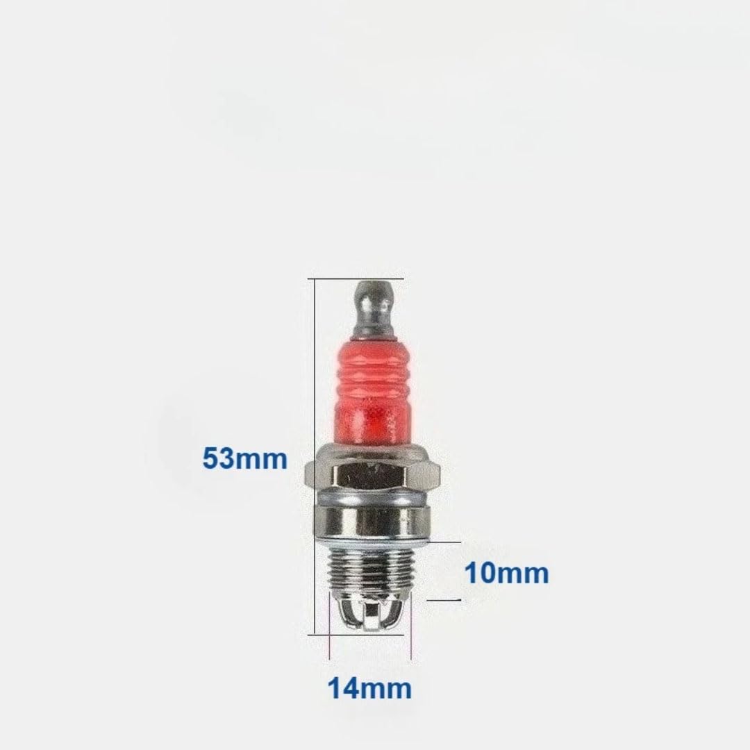 Bujias para generador de 2 Tiempos, Motor de Gasolina, Motosierra, desbrozadora, cortacésped, Herramienta eléctrica de jardín, Bujía 10 Unidades L7TJC