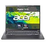 acer Aspire 14 AI Laptop | Display 14” WUXGA OLED | Intel Core Ultra 5-226V | 16 GB RAM | 512 GB SSD | Copilot+ PC | Windows 11 | QWERTY | PC Portatile IA