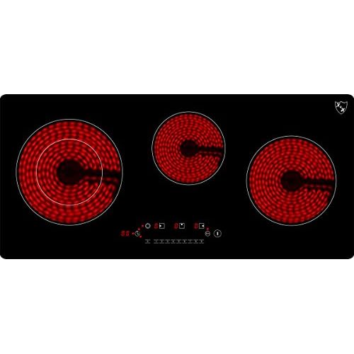 K&H® 3 Zonen Glaskeramikkochfeld 75cm Elektro Autark rahmenlos NC-5404