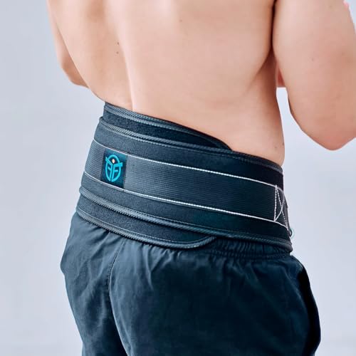 Dip Gürtel für Calisthenics mit Stahlkette oder Nylonseil und 2x Karabiner, Gewichtsgürtel, Sport Geräte für Klimmzug & Dips - Dip Belt für Bodybuilding, Krafttraining, Crossfit – Bild 6