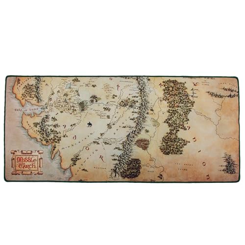 Cinereplicas Seigneur des Anneaux - Tapis de bureau Terre du Milieu - 80 * 35 cm - Licence Officielle