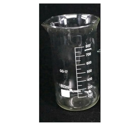 Bécher en verre de laboratoire tasse graduée haute résistance 250ml 1000ml