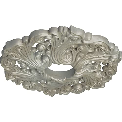 Image of Ekena Millwork CM19ORFLS Orrington Ceiling Medallion, Flash Gold