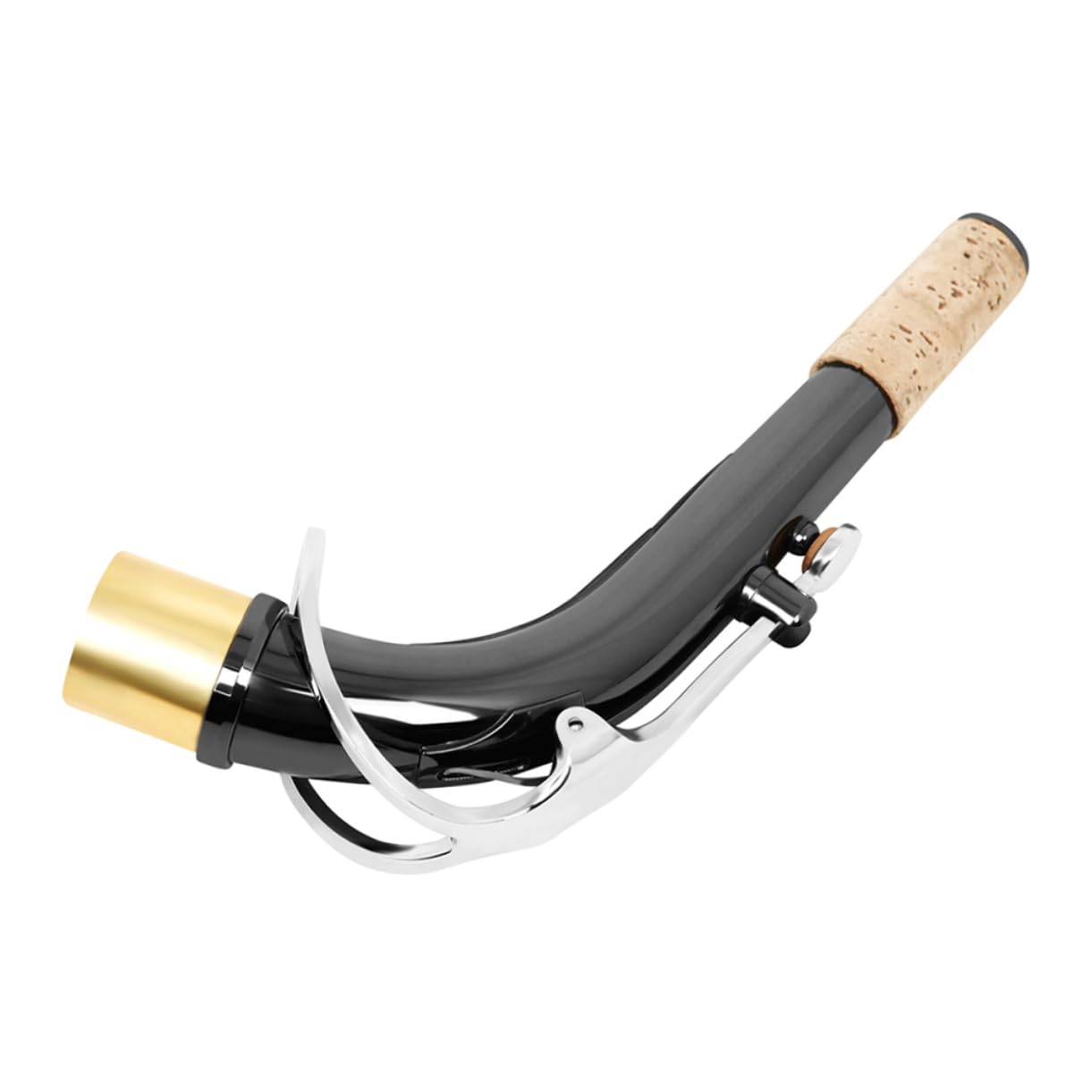 ifundom 4pezzi Sassofono Curvo Ottone Accessorio Di Riparazione Per Collo Neck Sughero Strumenti Musicali Per Appassionati Di Musica