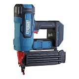 Compatible con el sistema Erbauer EXT 18V; batería de 18V no incluida y reemplazable. Carga lateral para una carga rápida y un manejo fácil. Modos de disparo instantáneo y secuencial con control de impacto para una colocación precisa. Mecanismo antibloqueo sin herramientas y protección contra disparos de vacío para mayor seguridad. Nariz de goma y mango suave antideslizante; viene con 100 fijaciones; peso 2,8 kg.