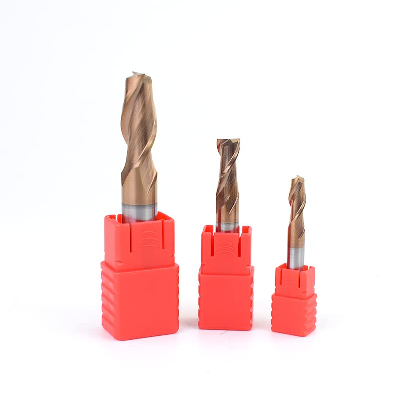 frezy trzpieniowe, Frez czołowy powlekany stalą wolframową HRC, średnica 1-20 mm, różne rozmiary(Hrc 58 4f,5.0x13xD6x50mm)