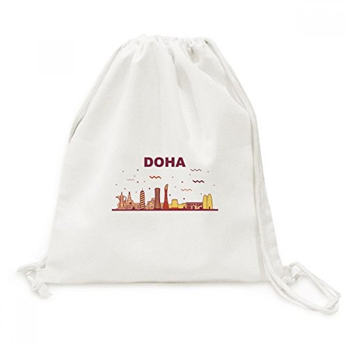 Sac cordon Doha toile idéal pour vos excursions urbaines et balades