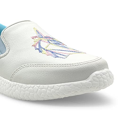 Image of KazarMax Boys & Girls Embroidery Slip-On Sneaker Shoes | Comfortable Loafer |Casual Shoes