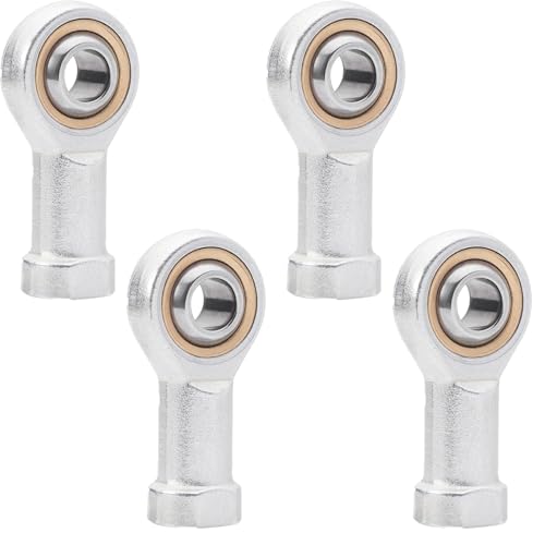 Innengewinde Gelenkkopf Gelenklager M8 , Gelenkkopflager, Uniballgelenk Kugelgelenk, Innen Gewinde Rechtsgewinde zum Verschiedene Mechanische Geräte - 4 Stück