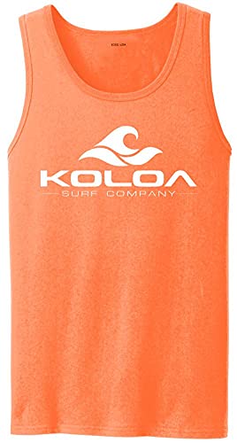 Koloa Classic Wave Logo Tank Tops in 27 Colors. Adult Sizes: S-4XL