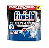 Finish Ultimate Infinity Shine Pastiglie Lavastoviglie, 80 Capsule Lavastoviglie, Detergenti per Lavastoviglie contro lo Sporco e i Residui Incrostati (Confezione da 1)