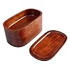 Lunchbox, Lunch-/Snackbox Houten Gezonde Milieuvriendelijke Voedselcontainer voor School Kantoor Picknick Reizen…