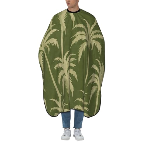 Capa para peluquería de cocotero tropical capa cortar pelo impermeable para barberías 140x168cm