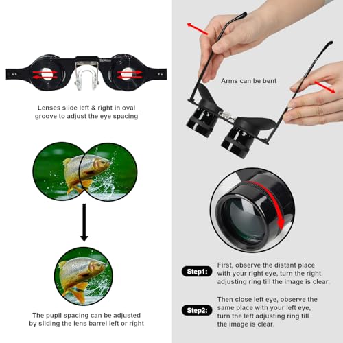 Gafas Binoculares Manos Libres Compactas y Livianas miniatura 2