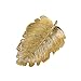 BESPORTBLE 1Pc Mini Blatt Schmuck Tablett Desktop-Dekoration Schmuck Aufbewahrung Geschirr Schmuck Veranstalter Platte für Shop Store Büro Home - Ulme Baum Blatt