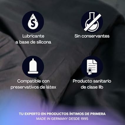 pjur ORIGINAL - Lubricante de silicona Premium - lubricación duradera sin pegarse - cunde mucho y es adecuado para preservativos (30ml)