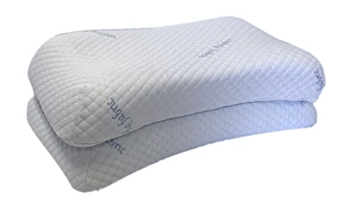 Set 2 Almohadas Espuma Viscoelástica Queen Blanco miniatura 4
