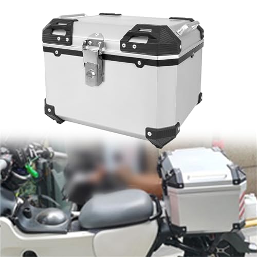 Caja para casco de motocicleta 45 L universal de ABS para equipaje