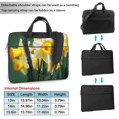 Maletín para portátil Daffodil Flower 15.6 pulgadas miniatura 4