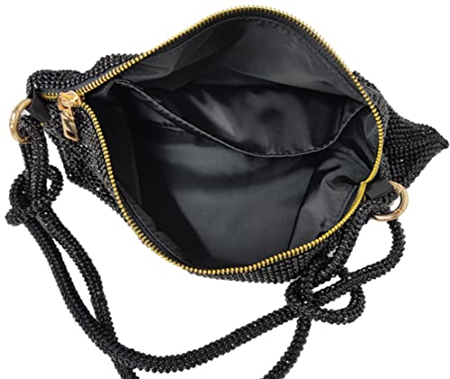 Image of Rhinestone Hobo Bag for Women Rhinestone Purses Sparkly Evening Handbag Shiny Diamond Purse for Wedding Parties 2026 | Rhinestone