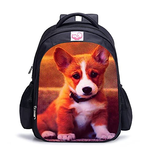 Sac à dos garçon fille motif chien pour ranger toutes ses affaires