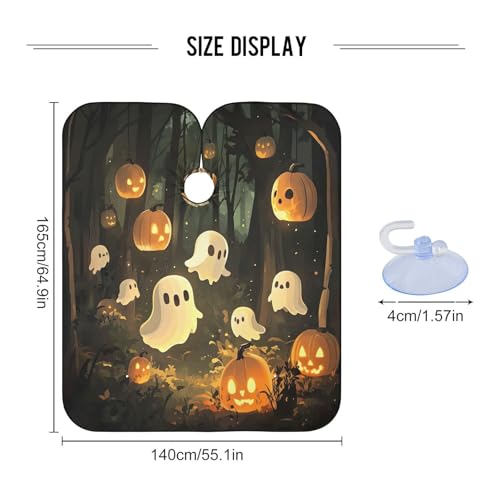 Capa Profesional de Barbero Halloween con Ajuste Impermeable miniatura 3