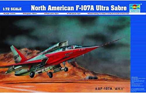 Maquette F-107 A Ultra Sabre Trumpeter 01605 à assembler échelle 1/72