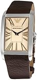 エンポリオアルマーニ Emporio Armani Men's メンズ 男性用 AR2032 Rectangular Amber Dial Watch 時計 腕時計 [並行輸入品]