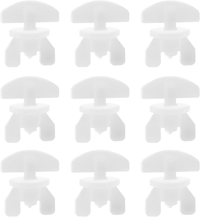 40pcs Curtain Rail Stoppers Curtain Track Glider Plastic