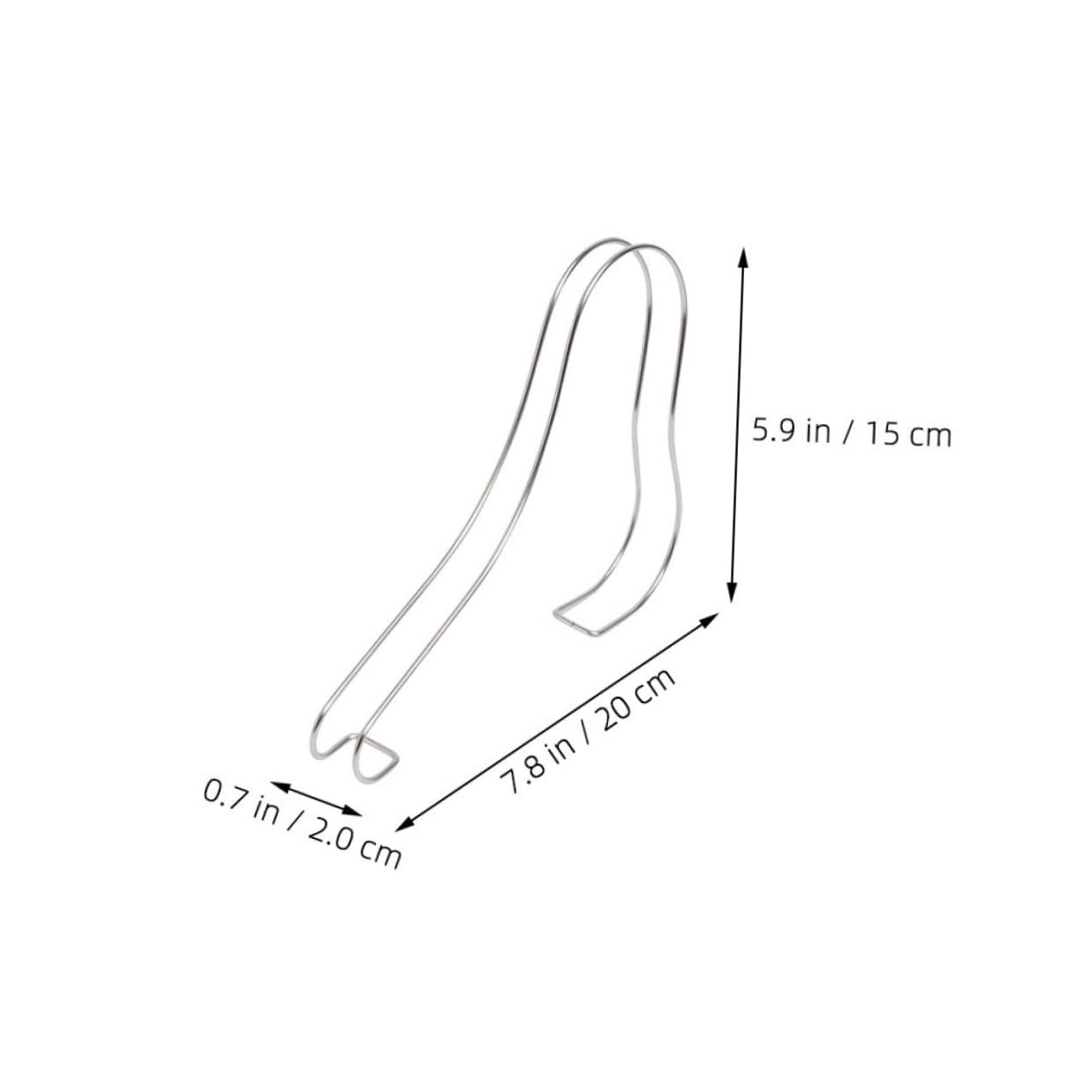 Ciieeo 4Pcs Stainless Steel Shoe Support Holders for Sandals High Heels Display Stand Rack for Shoe Store Stable Design for Shelf Closet Organization