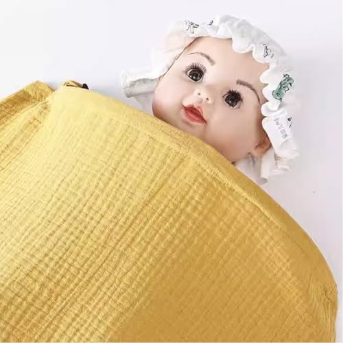 Muslin Nursing Cover for Breastfeeding | 100% Cotton | Breathable & Adjustable Breastfeeding Apron for Privacy | Lightweight & Portable Baby Feeding Cover | Multi-Functional Use