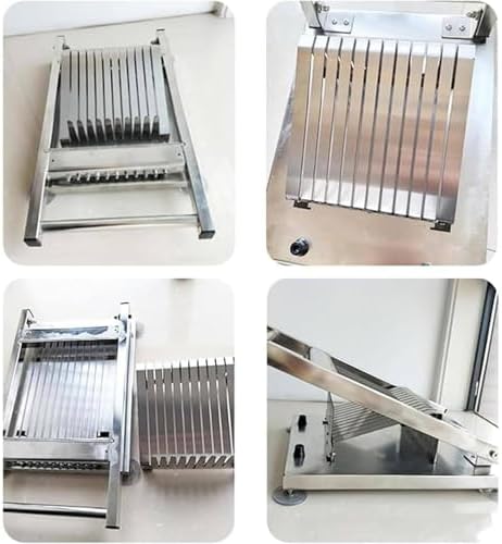Sushi Roll Cutter - Manual Rice Ball Slicing Machine for Restaurants & Snack Bars, 8/10/12 Segment Commercial Quality for Perfect Ham & Duck Cuts