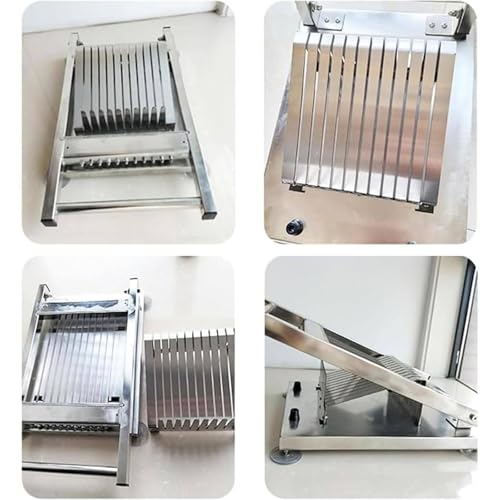 Máquina cortadora de sushi, rebanadora de 8/10/12 segmentos para jamón, sangre de pato y tofu, ideal para restaurantes japoneses y barras de aperitivos