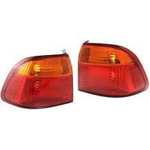 Garage-Pro Driver and Passenger Side, Outer Tail Light for Honda Civic 1999-2000 Sedan Halogen Fits DX, EX, GX, LX & Value Package Replaces# 33501S04A51, 33551S04A51