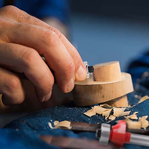 Set di 3 frese rotonde, fresa a a raggio da 6 mm