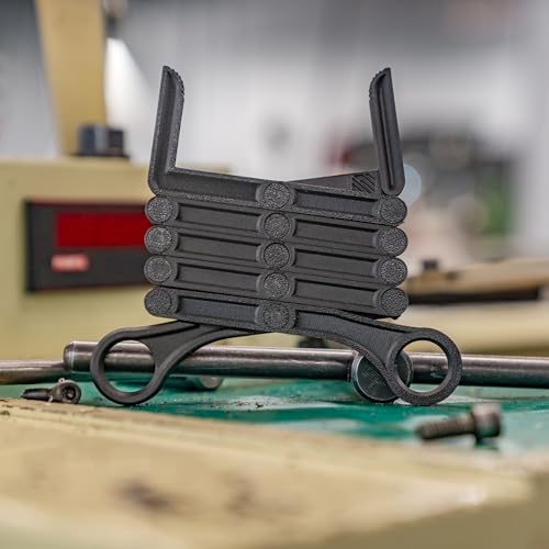Image of Polymaker Fiberon PET-CF17 3D Printing Filament Black 1.75mm 3kg, Excellent Stable Stiffness - Fiberon Carbon Fiber Reinforced PET 3D Printer Filament, Ideal for Jigs and Fixtures