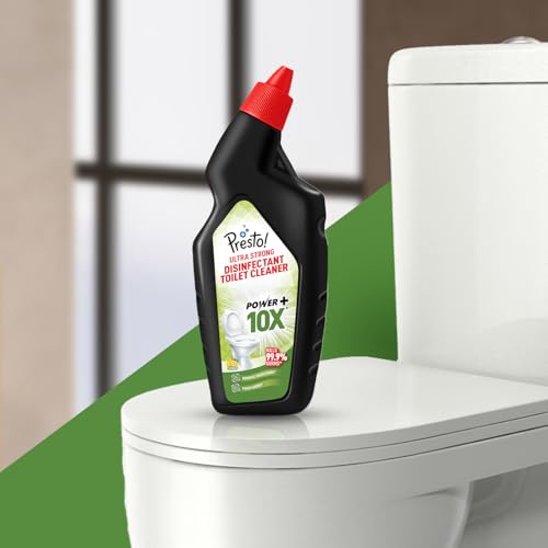 Image of Amazon Brand - Presto! Ultra Strong Disinfectant Toilet Cleaner 1L | Citrus