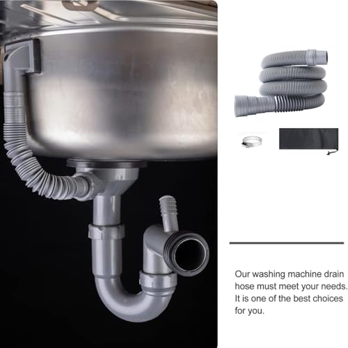 Zusammenklappbares Wohnwagen-Abflussrohr mit verstellbarem Adapter - RV-Abwasserschlauch-Set für Wohnmobil, Wohnwagen & Anhänger | Lecksicheres & platzsparendes Design