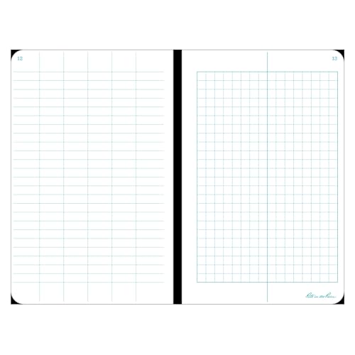 Image of Rite in the Rain Weatherproof Hard Cover Notebook, 4 3 /4 inch x 7 1 /2 inch, Yellow Cover, Field Pattern (No. 350F), 7.5 x 4.75 x 0.625