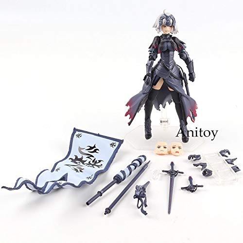LOKAKO Action & Toy Figures - Fate/Grand Order FGO Avenger Alter Jeanne D'Arc Fate Figma 390 PVC Anime Action Figure Collectible Model Toy 14cm 1 PCs
