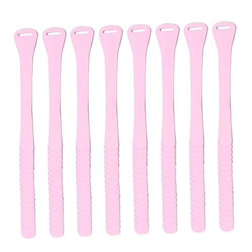 Angoily 8 Piezas uso del baño - Accesorio baño elevador de asiento de inodoro tapa del inodoro tapa del asiento del inodoro tapa del asiento evitar tocar rosa