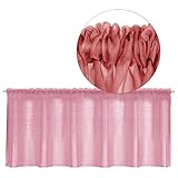 Photo Gallery bestgoodies tenda con passante per bastone, in voile, 160 cm x 60 cm, trasparente, disponibile in molti colori (bordeaux, bacca) Photo Gallery bestgoodies tenda con passante per bastone, in voile, 160 cm x 60 cm, trasparente, disponibile in molti colori (bordeaux, bacca)