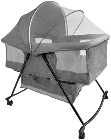 Berço Para Bebê Moisés Balanço Portátil com Mosquiteiro até 15kg ...
