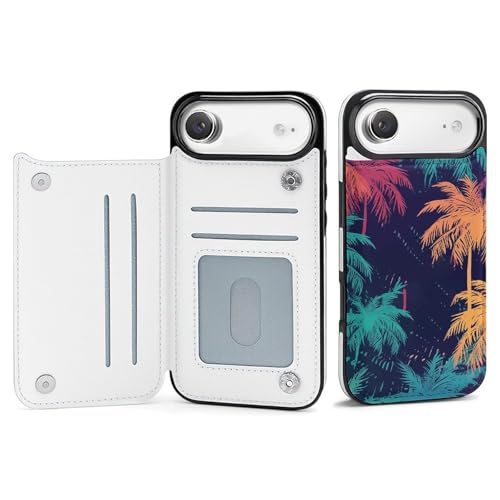Coque iPhone 17 fine à palmiers pour vos sorties et voyages