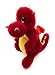 Onwomania Peluche Peluche Peluche créature Mythique Dragon de feu Dragon Rouge Rouge