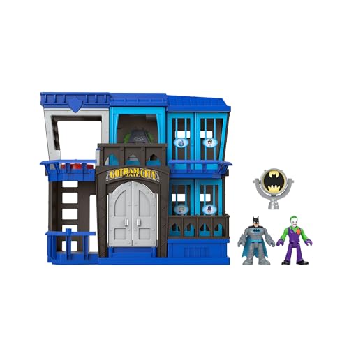 Imaginext - DC Super Friends Prigione di Gotham City, playset prigione con personaggi di Batman e Joker, Giocattolo per Bambini 3+ Anni, HHP81