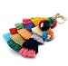 Colorful Boho Pom Pom Tassel Bag Charm Key Chain (A style)
