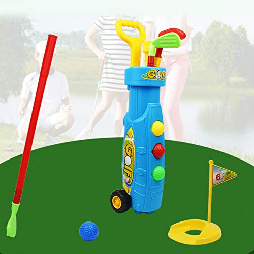 CLISPEED 2 Conjuntos de Jogos de Golfe para CrianÃ§as Conjunto de Treinamento de Bolas de Golfe Equi