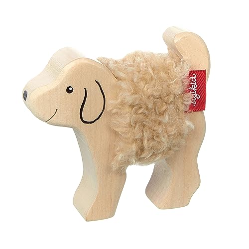 Chien en Bois Sigikid 39513 Cudly Wudly Figurine Animale pour Enfant