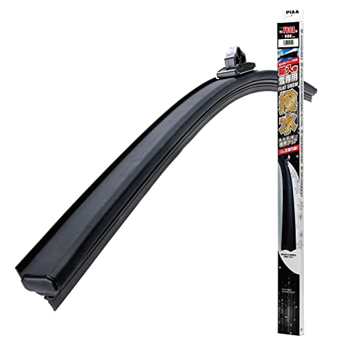 PIAA(ピア) ワイパーブレード 雪用 600mm 特殊シリコンゴム フラットシリコートスノー 替えゴム交換可能 1本入 エアロタイプ 輸入車用 FSSY60AW